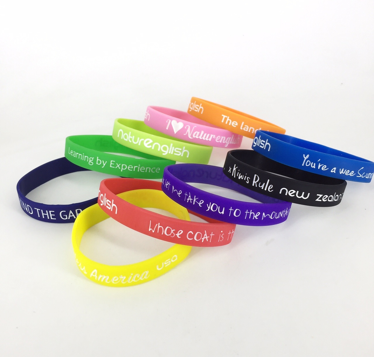 Pulseras baratas de silicona